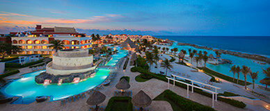 Aerial view of Riviera Maya